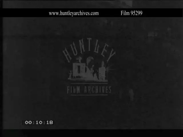 A street in a town India in the 1930s. Archive film 95299