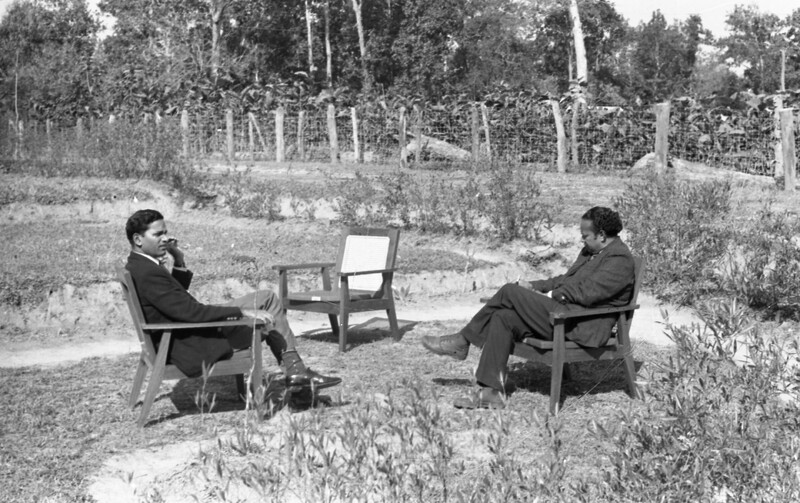 Meeting conducted outdoors